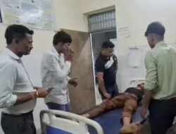 अज्ञात वाहन की टक्कर से सड़क किनारे खडा युवक घायल,