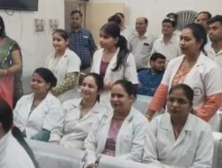 अंतरराष्ट्रीय नर्स दिवस के अवसर पर जिला अस्पताल में कार्यक्रम का किया आयोजन