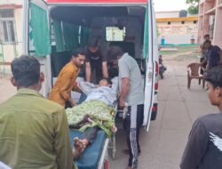 हाथरस अज्ञात वाहन की टक्कर से बाइक सवार घायल, अलीगढ़ रेफर