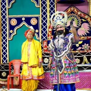दाऊ बाबा सेवा मंडल की श्रीकृष्ण लीला में किया भक्त प्रह्लाद कथा का मंचन