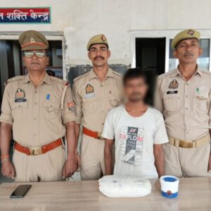 हाथरस; थाना कोतवाली नगर पुलिस द्वारा 01 अभियुक्त को किया गिरफ्तार, कब्जे 655 ग्राम नशीला पदार्थ(गांजा) बरामद