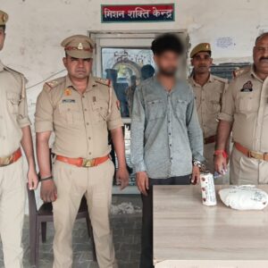 Hathras; परशुराम प्रतिमा क्षतिग्रस्त करने का आरोपी गिरफ्तार, 640 ग्राम गांजा बरामद